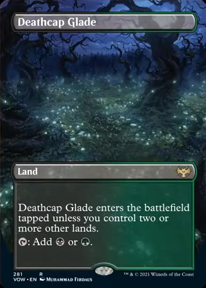 Deathcap Glade (Borderless Alternate Art) [Innistrad: Crimson Vow] | Anubis Games and Hobby