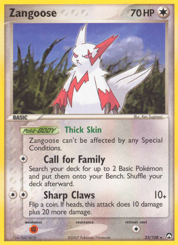 Zangoose (25/108) [EX: Power Keepers] | Anubis Games and Hobby