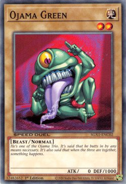 Ojama Green [SGX1-ENC02] Common | Anubis Games and Hobby