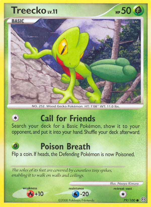 Treecko (79/100) [Diamond & Pearl: Stormfront] | Anubis Games and Hobby