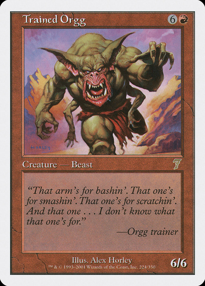 Trained Orgg [Seventh Edition] | Anubis Games and Hobby