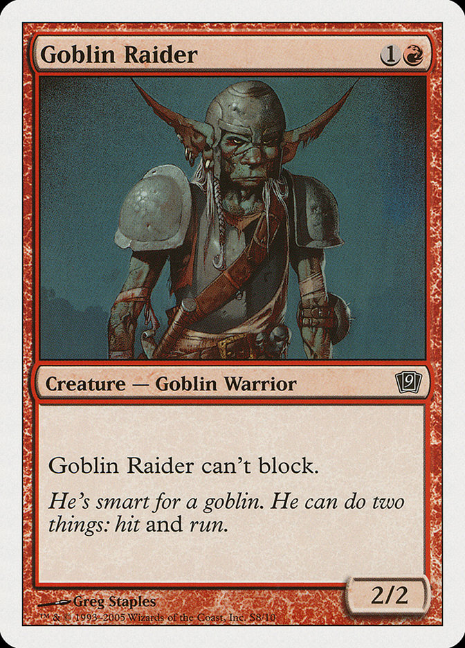 Goblin Raider [Ninth Edition] | Anubis Games and Hobby