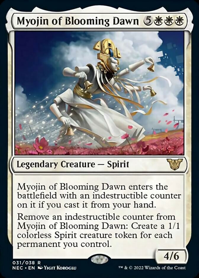 Myojin of Blooming Dawn [Kamigawa: Neon Dynasty Commander] | Anubis Games and Hobby