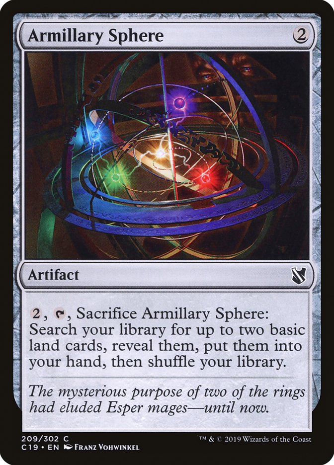 Armillary Sphere [Commander 2019] | Anubis Games and Hobby