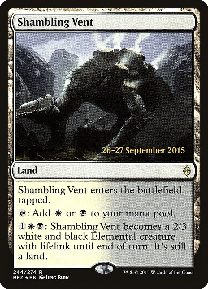 Shambling Vent [Battle for Zendikar Prerelease Promos] | Anubis Games and Hobby