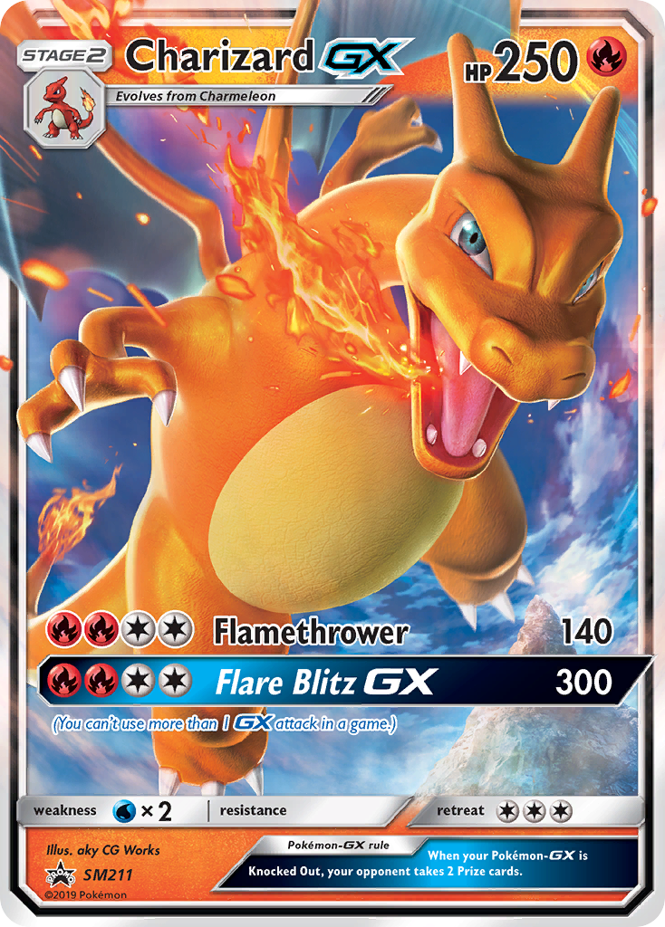 Charizard GX (SM211) [Sun & Moon: Black Star Promos] | Anubis Games and Hobby