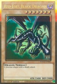 Red-Eyes Black Dragon [MAGO-EN003] Gold Rare | Anubis Games and Hobby