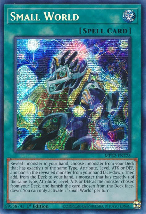 Small World [MP22-EN225] Prismatic Secret Rare | Anubis Games and Hobby