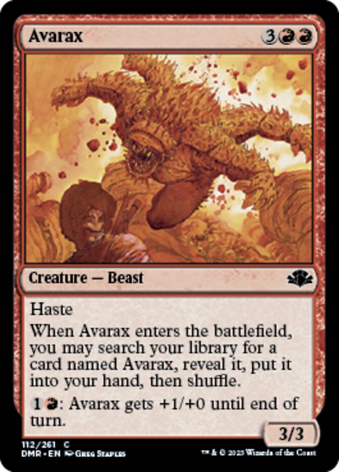 Avarax [Dominaria Remastered] | Anubis Games and Hobby