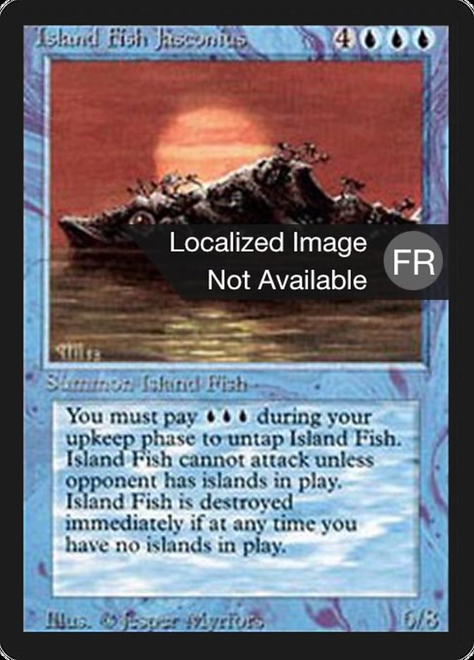 Island Fish Jasconius [Foreign Black Border] | Anubis Games and Hobby