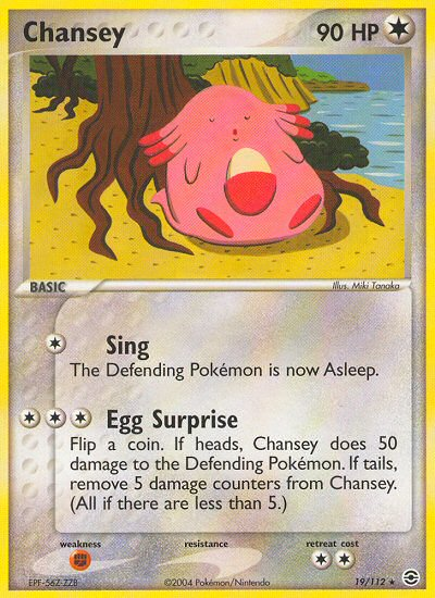 Chansey (19/112) [EX: FireRed & LeafGreen] | Anubis Games and Hobby