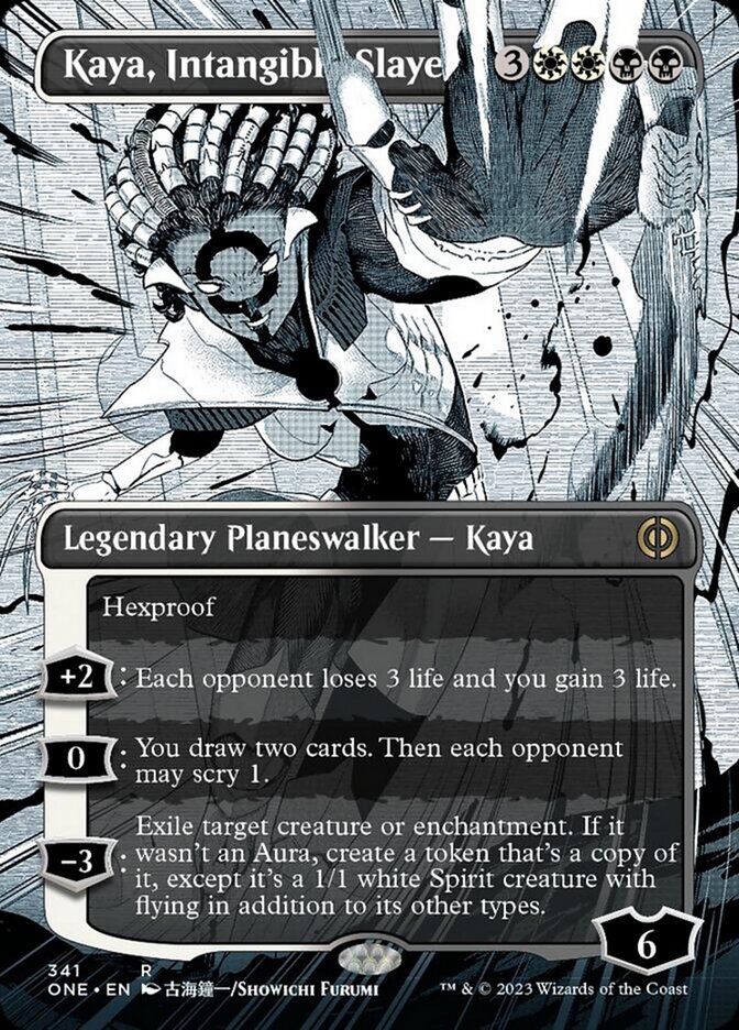 Kaya, Intangible Slayer (Borderless Manga) [Phyrexia: All Will Be One] | Anubis Games and Hobby