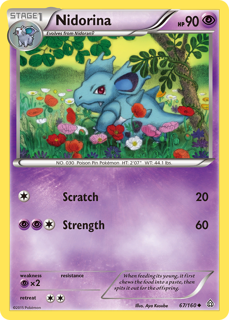 Nidorina (67/160) [XY: Primal Clash] | Anubis Games and Hobby