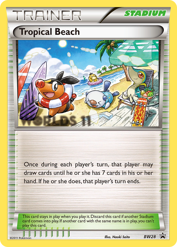 Tropical Beach (BW28) [Black & White: Black Star Promos] | Anubis Games and Hobby