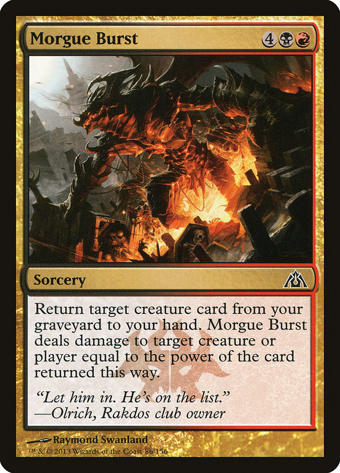 Morgue Burst [Dragon's Maze] | Anubis Games and Hobby