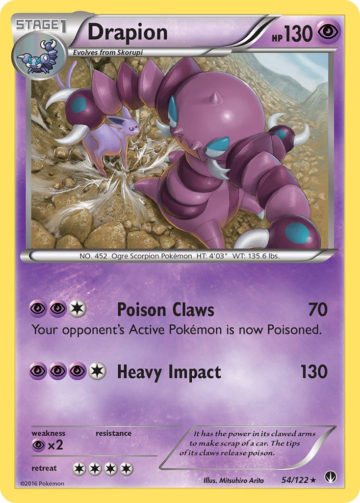 Drapion (54/122) [XY: BREAKpoint] | Anubis Games and Hobby