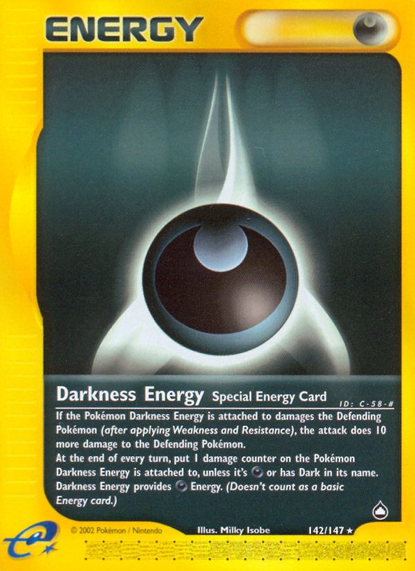 Darkness Energy (142/147) [Aquapolis] | Anubis Games and Hobby