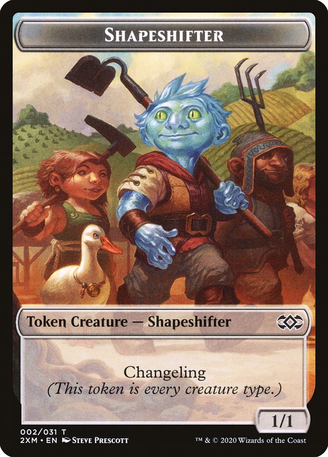 Shapeshifter Token [Double Masters Tokens] | Anubis Games and Hobby