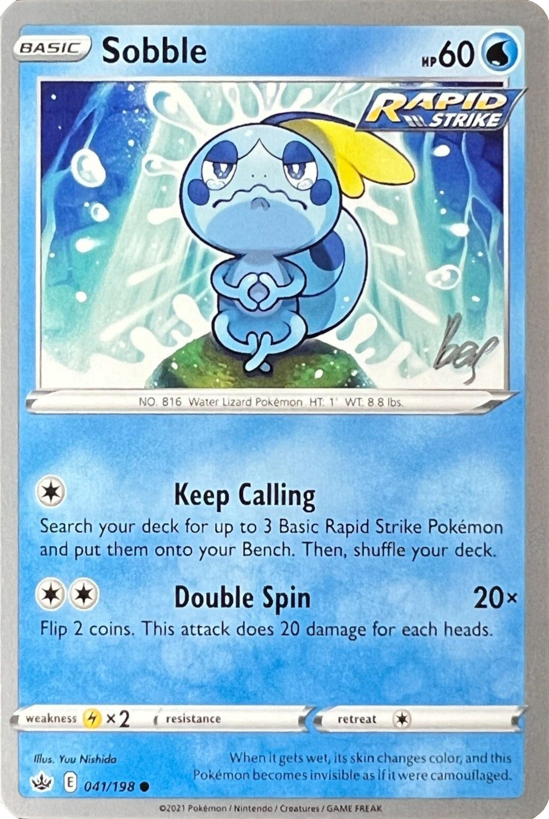 Sobble (041/198) (Cheryl Again - Sebastian Lashmet) [World Championships 2022] | Anubis Games and Hobby