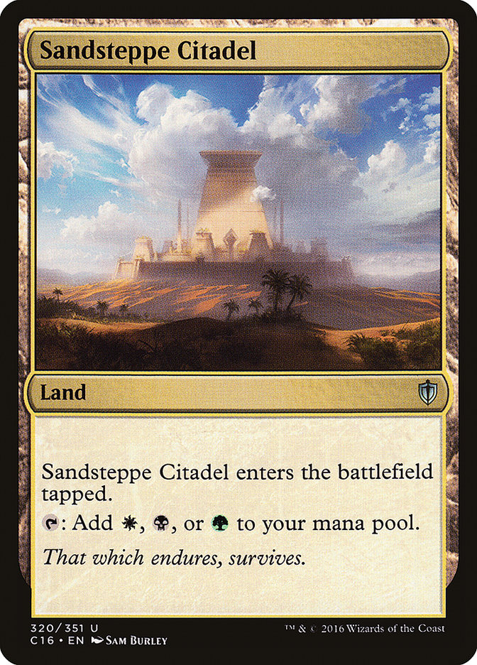 Sandsteppe Citadel [Commander 2016] | Anubis Games and Hobby