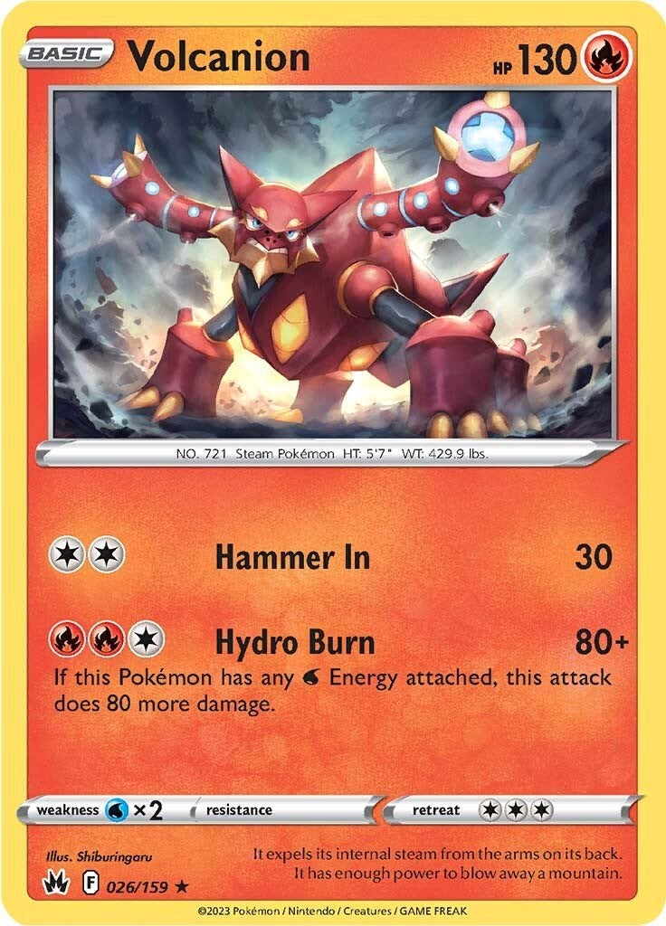 Volcanion (026/159) [Sword & Shield: Crown Zenith] | Anubis Games and Hobby