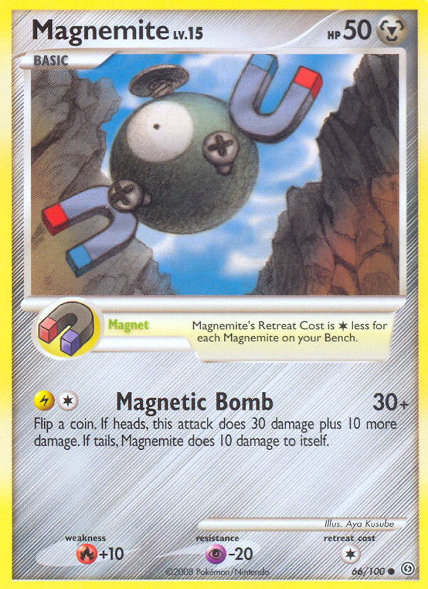 Magnemite (66/100) [Diamond & Pearl: Stormfront] | Anubis Games and Hobby