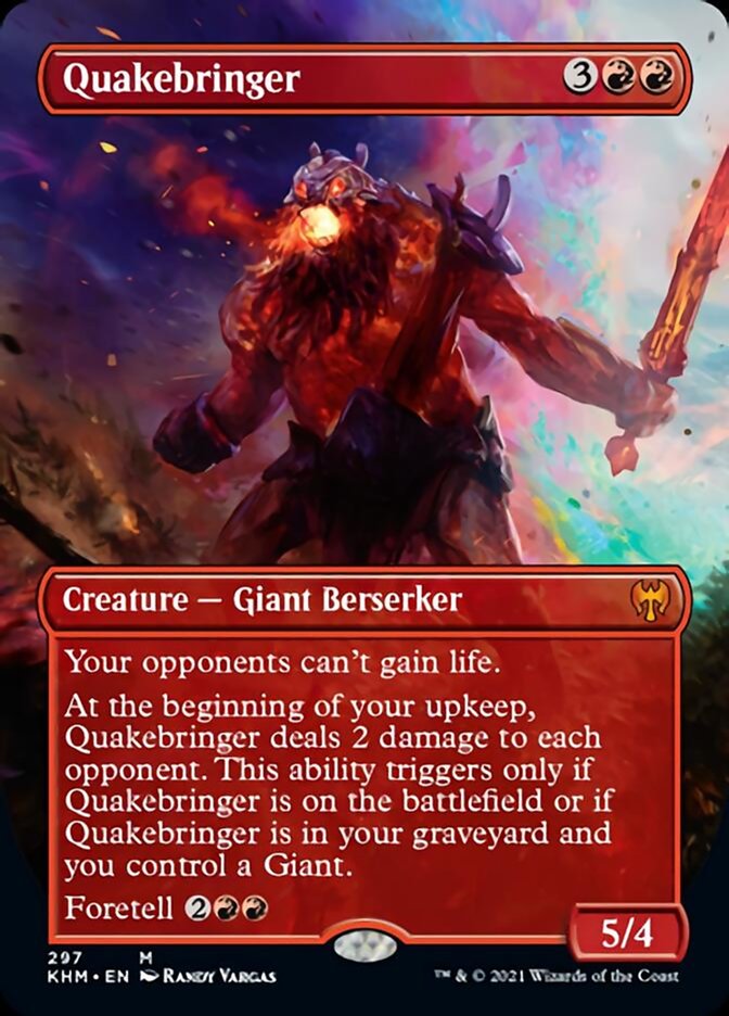 Quakebringer (Borderless Alternate Art) [Kaldheim] | Anubis Games and Hobby