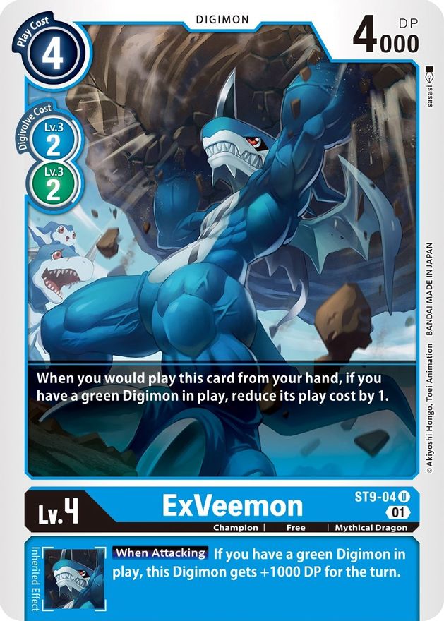 ExVeemon [ST9-04] [Starter Deck: Ultimate Ancient Dragon] | Anubis Games and Hobby