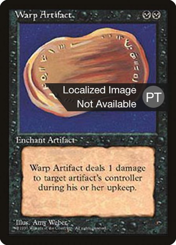 Warp Artifact [Fourth Edition (Foreign Black Border)] | Anubis Games and Hobby