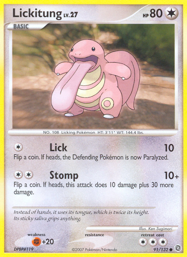 Lickitung (91/132) [Diamond & Pearl: Secret Wonders] | Anubis Games and Hobby