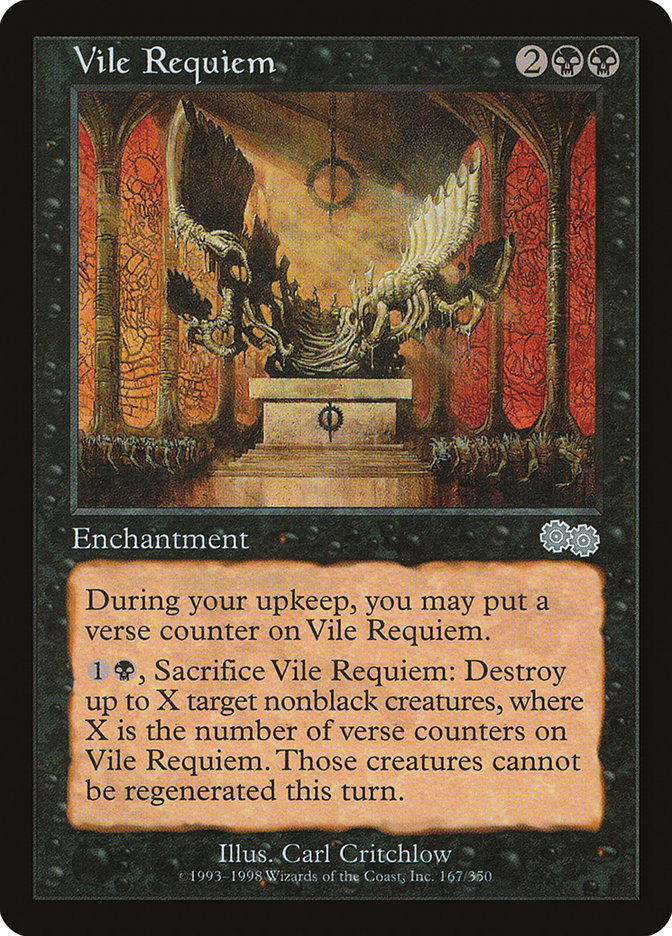 Vile Requiem [Urza's Saga] | Anubis Games and Hobby