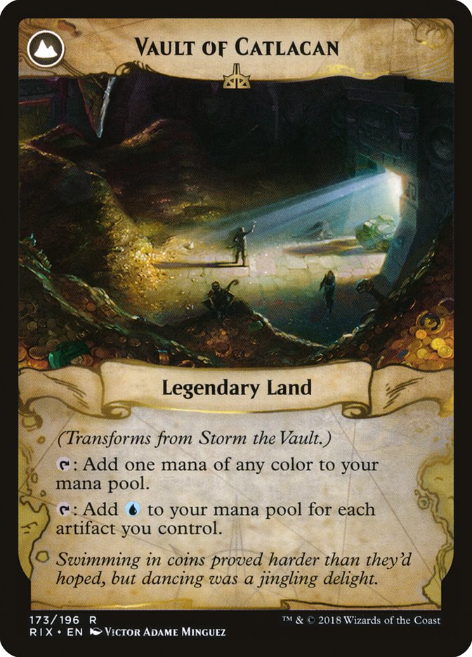 Storm the Vault // Vault of Catlacan [Rivals of Ixalan] | Anubis Games and Hobby