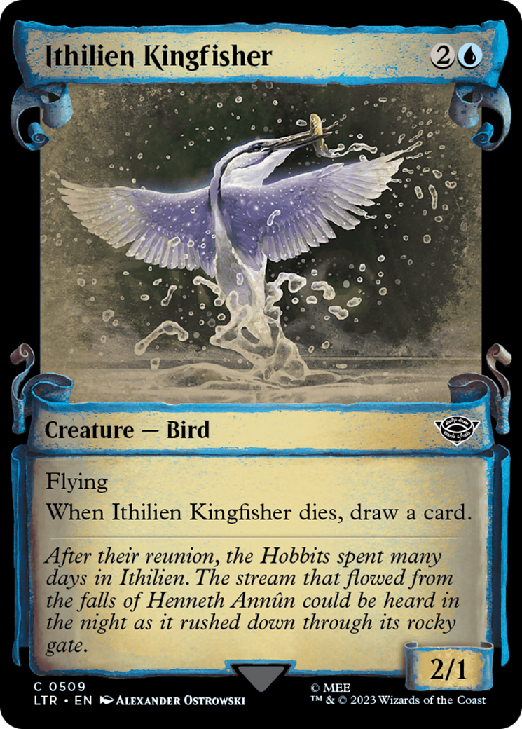 Ithilien Kingfisher [The Lord of the Rings: Tales of Middle-Earth Showcase Scrolls] | Anubis Games and Hobby
