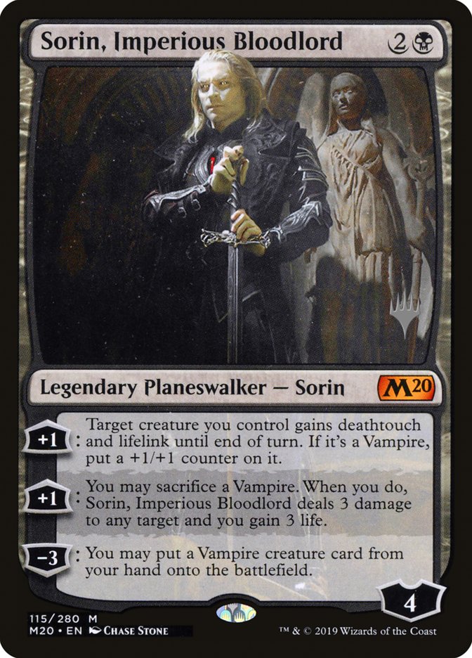 Sorin, Imperious Bloodlord (Promo Pack) [Core Set 2020 Promos] | Anubis Games and Hobby