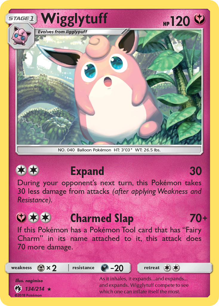 Wigglytuff (134/214) [Sun & Moon: Lost Thunder] | Anubis Games and Hobby