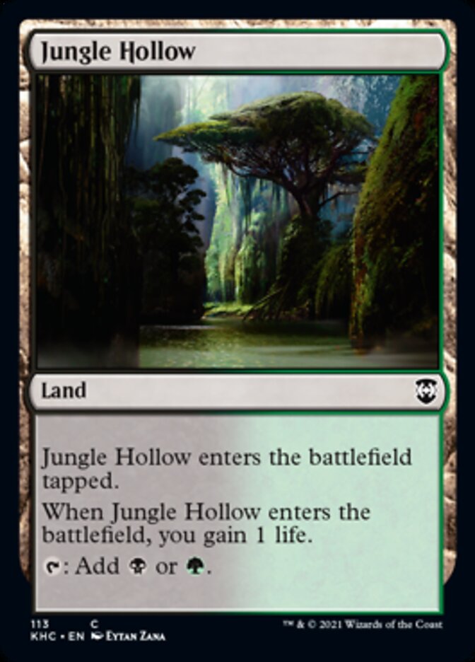 Jungle Hollow [Kaldheim Commander] | Anubis Games and Hobby