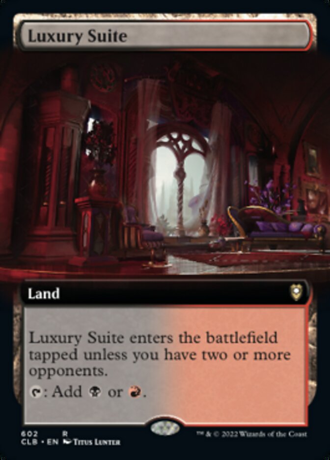 Luxury Suite (Extended Art) [Commander Legends: Battle for Baldur's Gate] | Anubis Games and Hobby