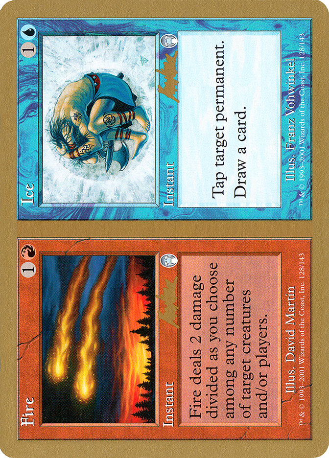 Fire // Ice (Brian Kibler) [World Championship Decks 2002] | Anubis Games and Hobby