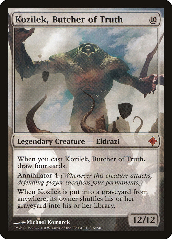 Kozilek, Butcher of Truth [Rise of the Eldrazi] | Anubis Games and Hobby