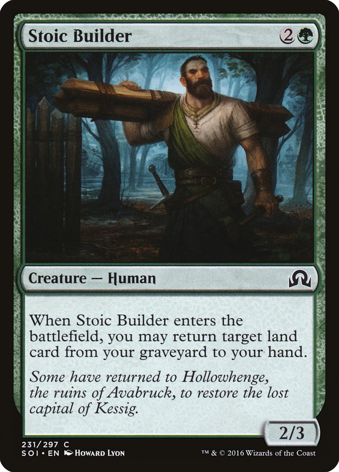 Stoic Builder [Shadows over Innistrad] | Anubis Games and Hobby