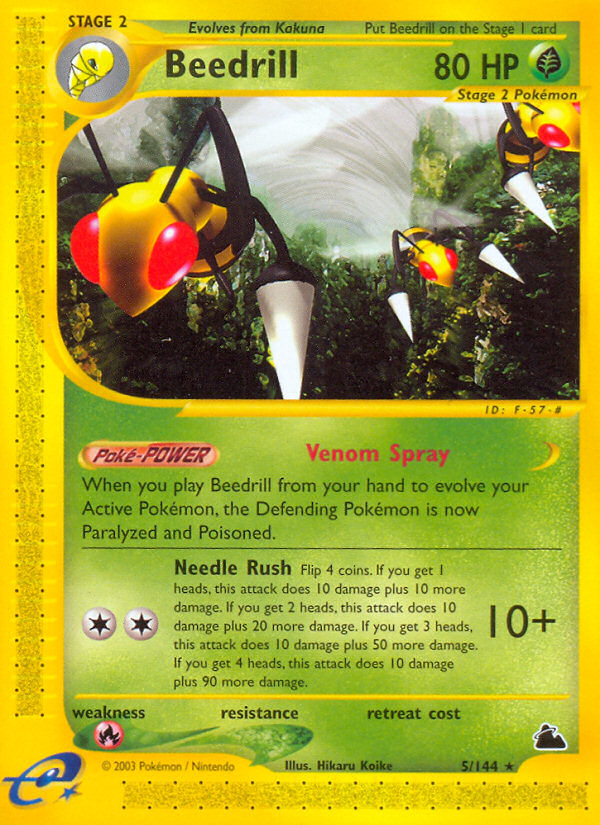 Beedrill (5/144) [Skyridge] | Anubis Games and Hobby