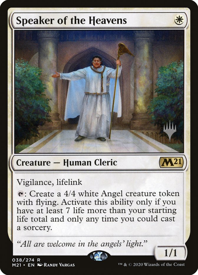Speaker of the Heavens (Promo Pack) [Core Set 2021 Promos] | Anubis Games and Hobby
