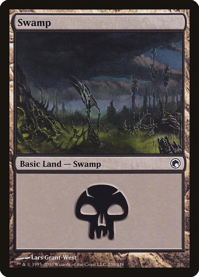 Swamp (239) [Scars of Mirrodin] | Anubis Games and Hobby