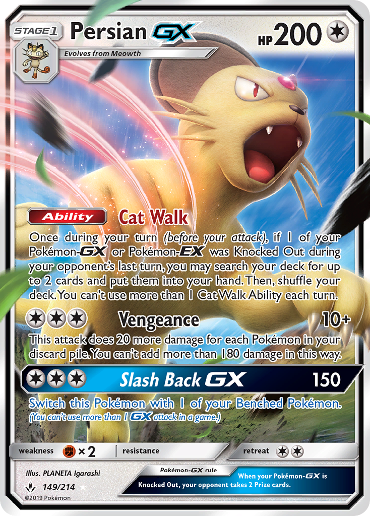 Persian GX (149/214) [Sun & Moon: Unbroken Bonds] | Anubis Games and Hobby