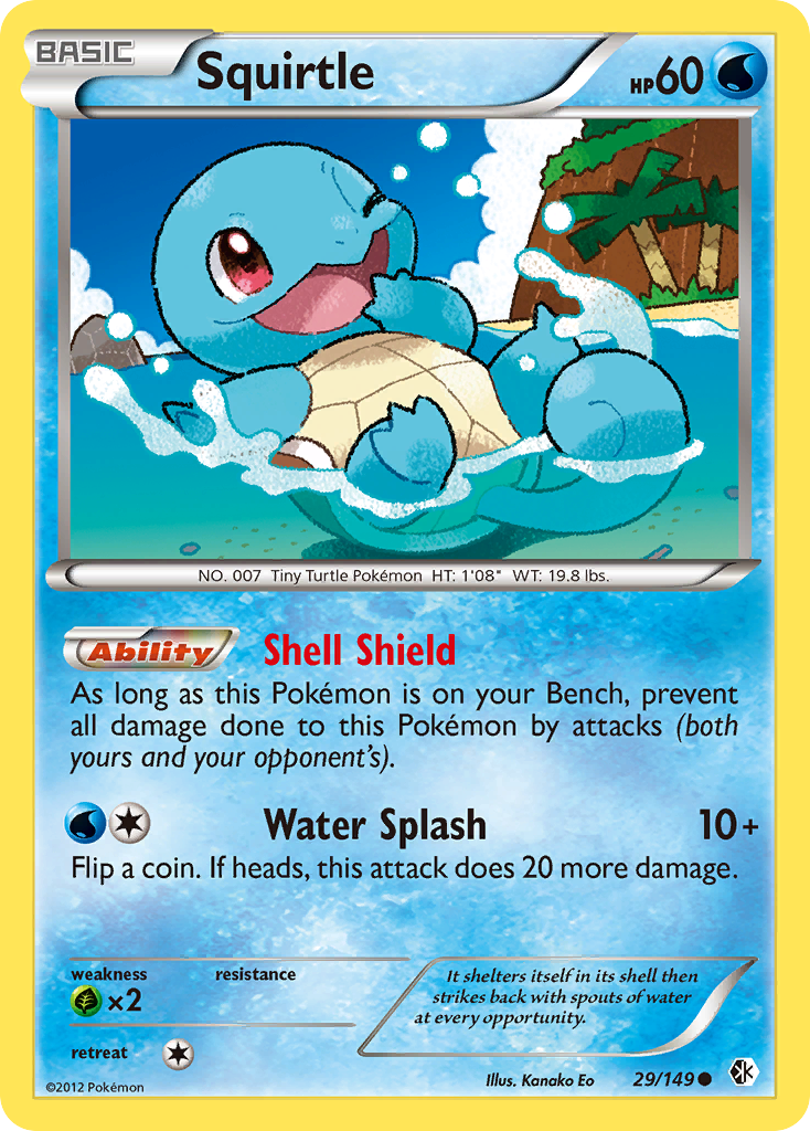 Squirtle (29/149) [Black & White: Boundaries Crossed] | Anubis Games and Hobby