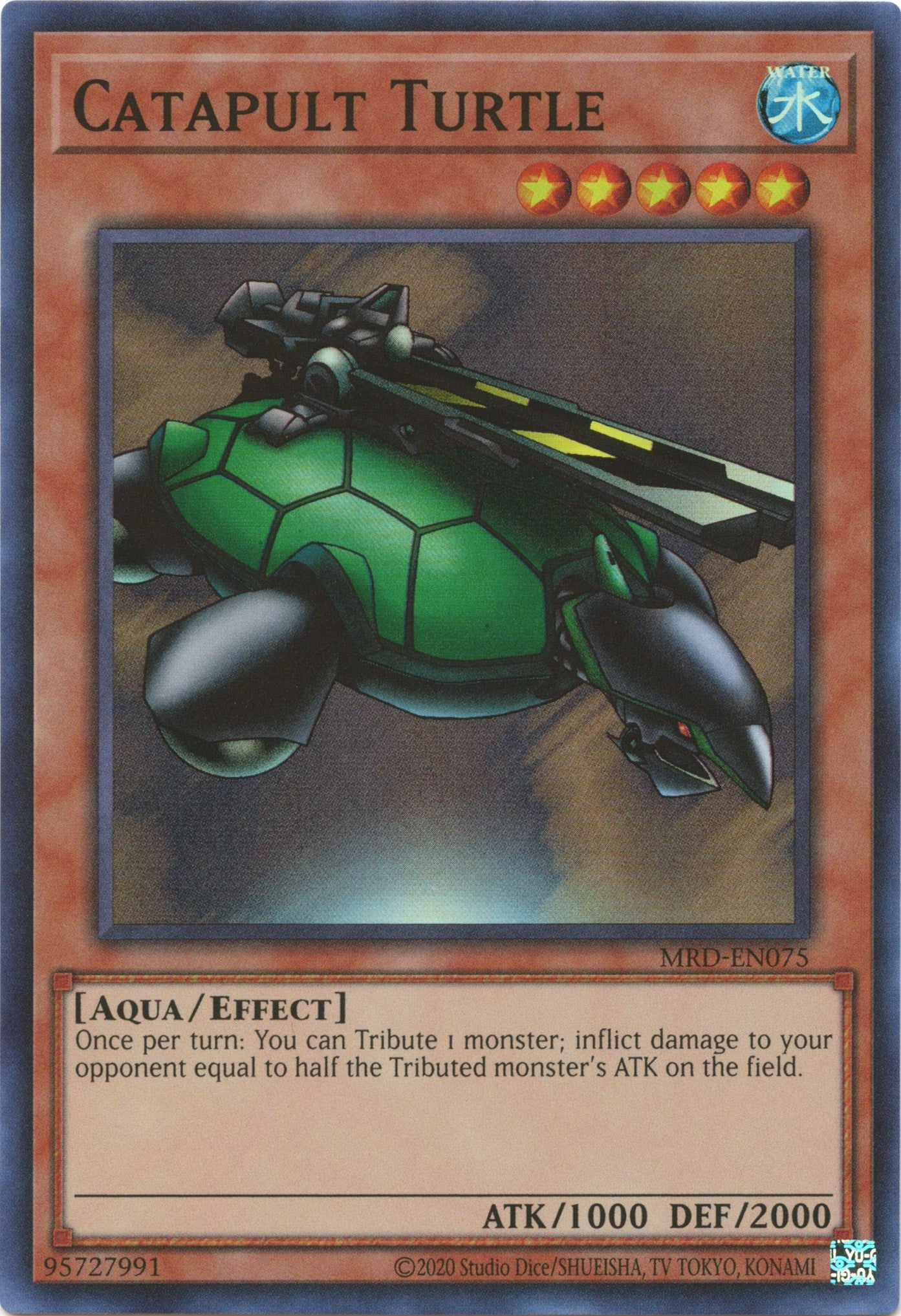 Catapult Turtle (25th Anniversary) [MRD-EN075] Super Rare | Anubis Games and Hobby