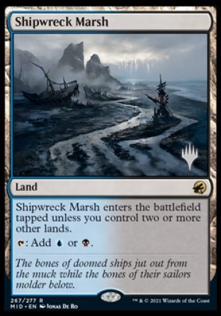 Shipwreck Marsh (Promo Pack) [Innistrad: Midnight Hunt Promos] | Anubis Games and Hobby