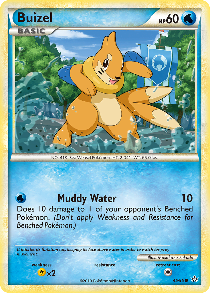 Buizel (45/95) [HeartGold & SoulSilver: Unleashed] | Anubis Games and Hobby