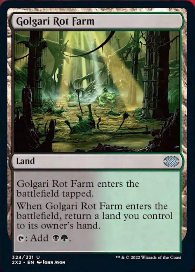 Golgari Rot Farm [Double Masters 2022] | Anubis Games and Hobby