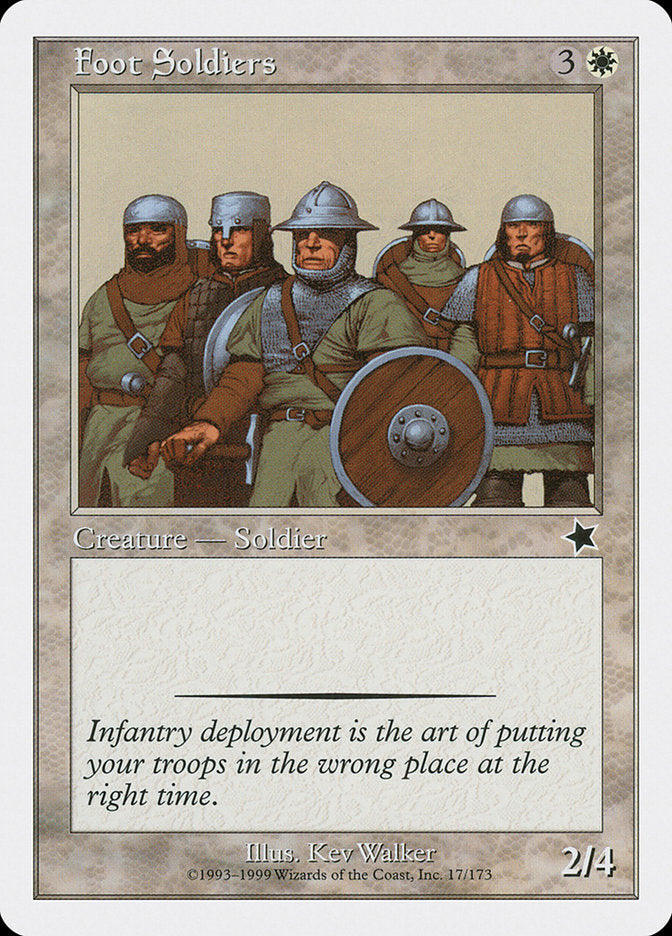 Foot Soldiers [Starter 1999] | Anubis Games and Hobby